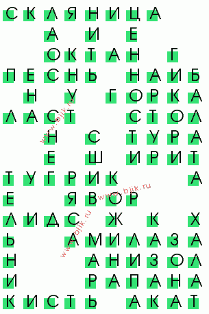 сканворд 3292