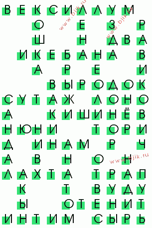 сканворд 3294