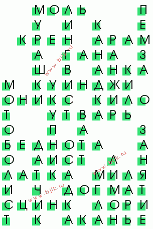 сканворд 3311