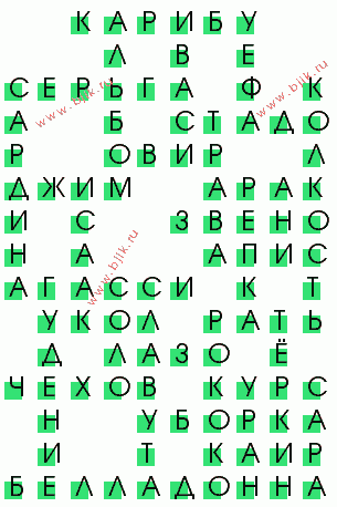 сканворд 3321