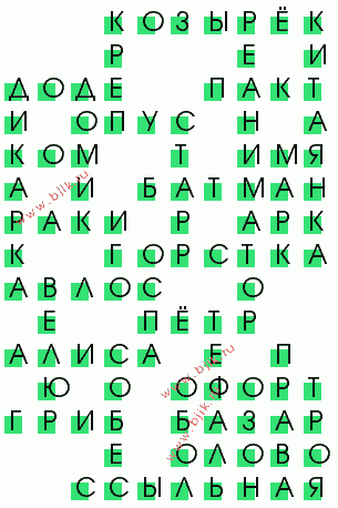 сканворд 3325