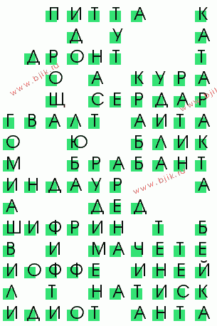 сканворд 3326