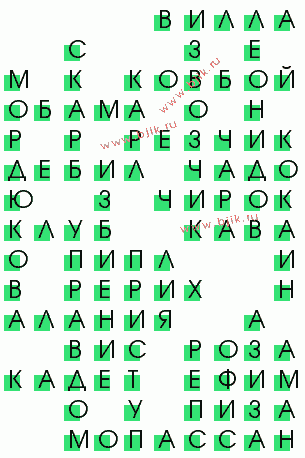 сканворд 3328
