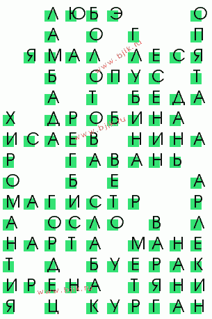 сканворд 3375