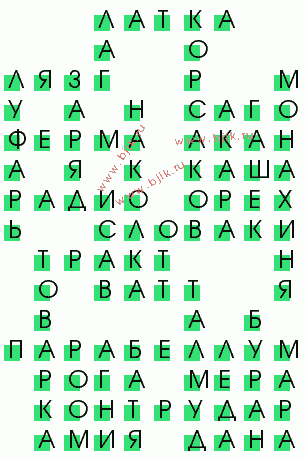 сканворд 3382