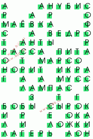 сканворд 3394