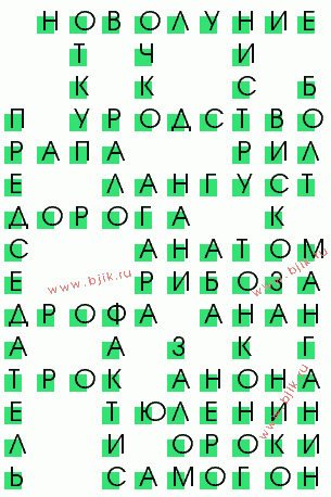 сканворд 3396