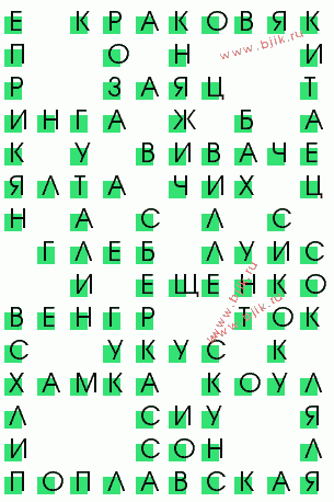 сканворд 3415