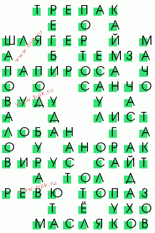 сканворд 3419