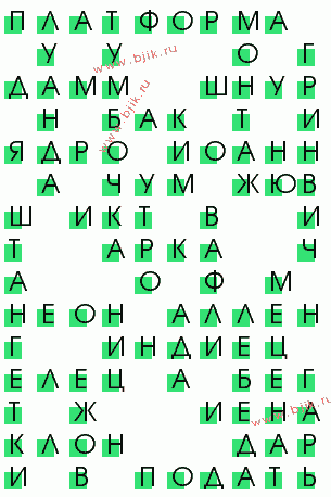 сканворд 3432