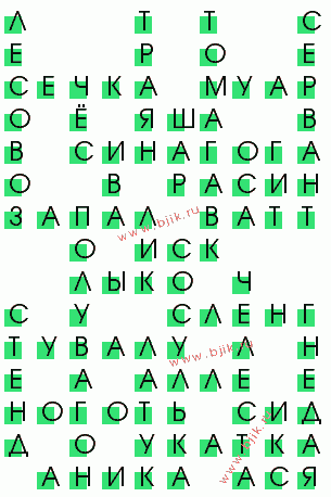 сканворд 3437