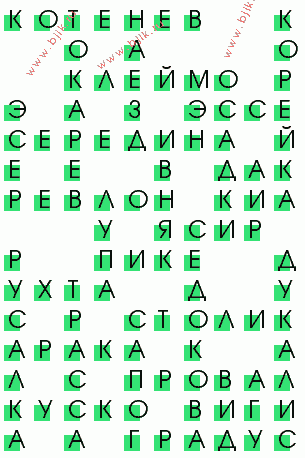 сканворд 3439