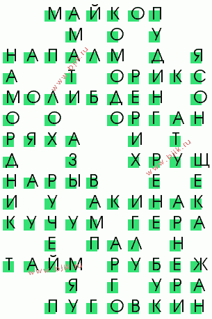 сканворд 3445
