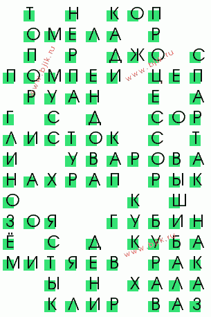 сканворд 3460