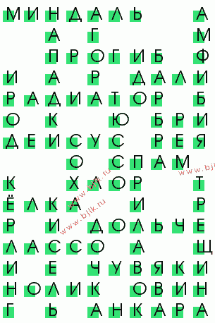 сканворд 3474