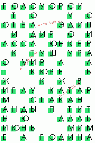 сканворд 3476