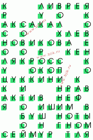 сканворд 3518