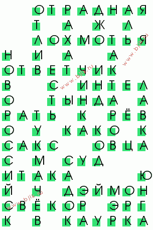 сканворд 3532
