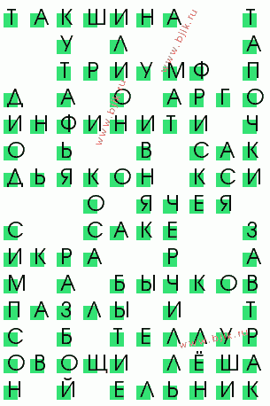 сканворд 3541