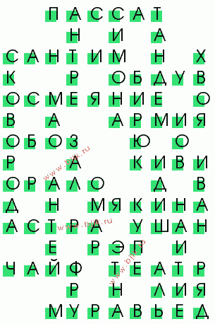 сканворд 3555