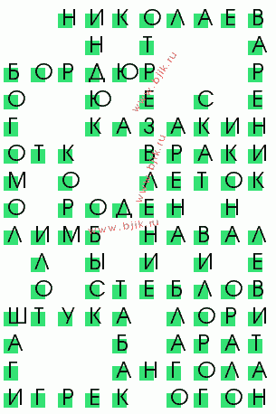 сканворд 3558