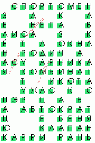 сканворд 3578