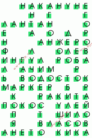 сканворд 3586