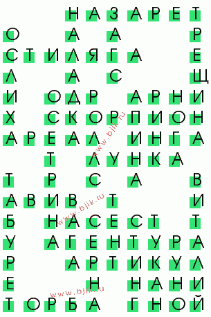 сканворд 3587
