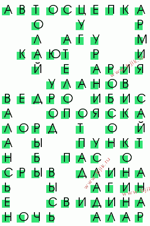 сканворд 3604