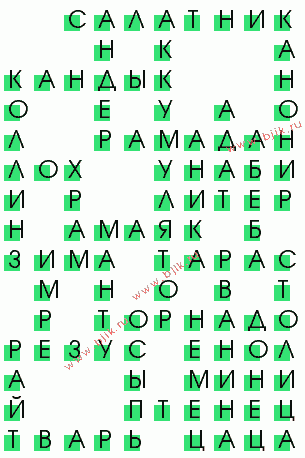 сканворд 3614