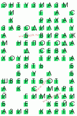 сканворд 3618
