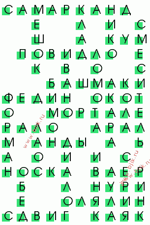 сканворд 3628