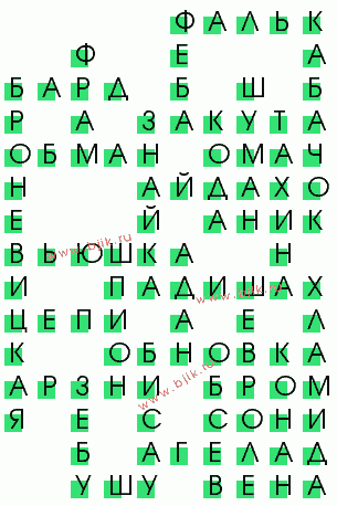 сканворд 3630