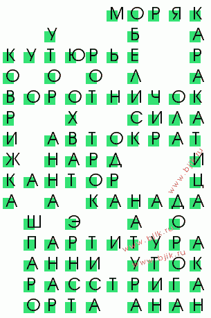 сканворд 3637