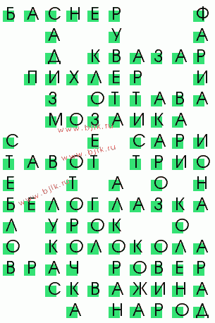 сканворд 3644