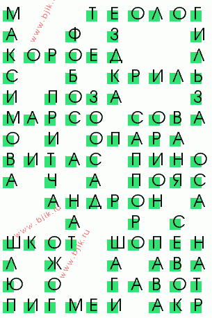 сканворд 3645