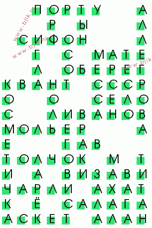 сканворд 3653