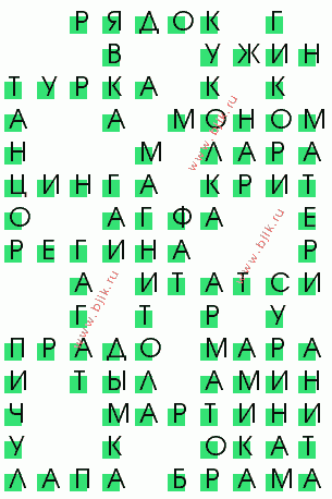 сканворд 3689