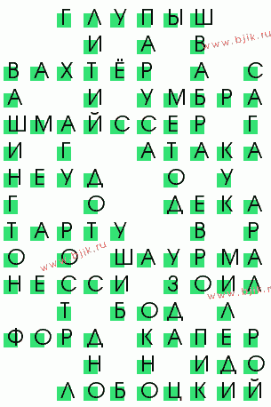 сканворд 3705