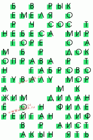 сканворд 3715