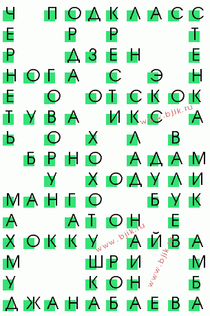 сканворд 3722