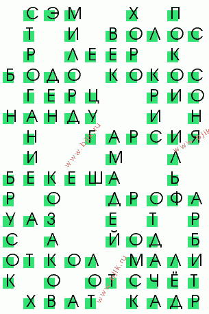 сканворд 3724