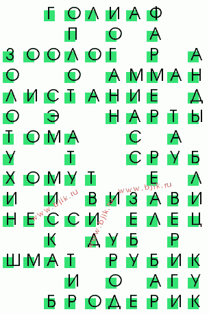 сканворд 3743