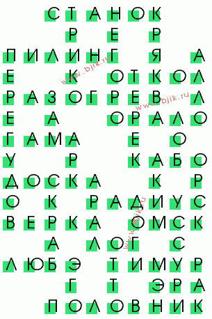 сканворд 3754