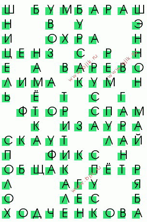 сканворд 3812