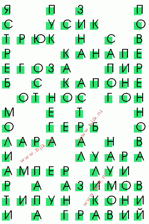 сканворд 3816