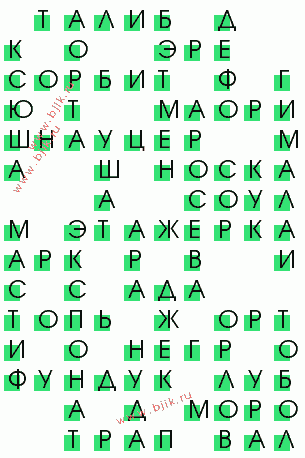 сканворд 3822