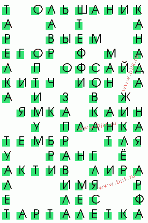 сканворд 3833