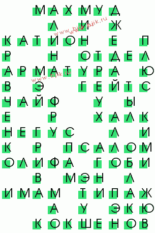 сканворд 3884