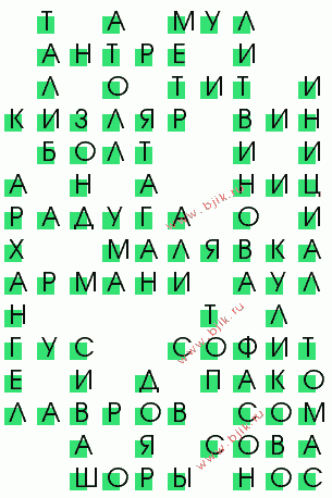 сканворд 3905